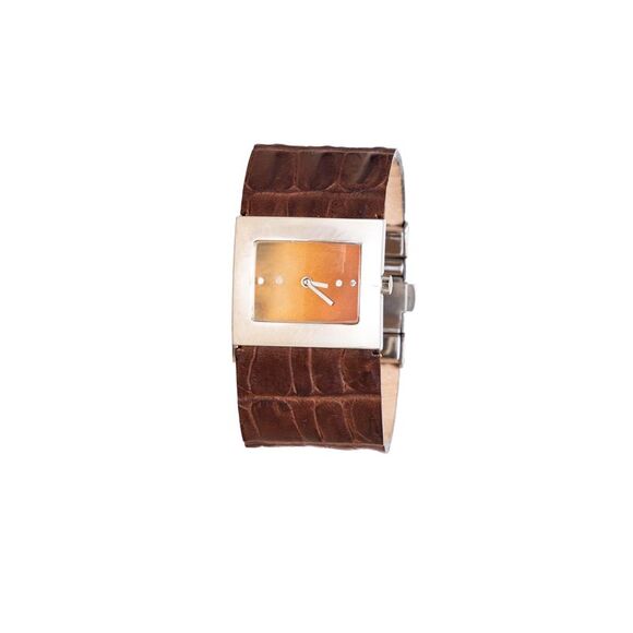 Roberto Cavalli Brown Leather Watch - '10s - Picture 1 of 6